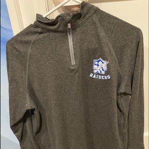 Girls UA Quarter Zip Powerhouse long sleeve Jersey